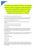 S12 FDNY Exam Certificate of Fitness for Citywide Sprinkler Systems Complete Practice Assessment Actual Exam 2026&sol;2027 Complete Exam-Style Questions with Detailed Rationales &vert; 100&percnt; Verified &vert; Pass Guaranteed &ndash; A&plus; Graded