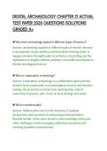 DIGITAL ARCHAEOLOGY CHAPTER 21 ACTUAL&NewLine;TEST PAPER 2026 QUESTIONS SOLUTIONS&NewLine;GRADED A&plus;
