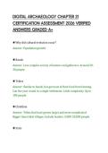 DIGITAL ARCHAEOLOGY CHAPTER 21&NewLine;CERTIFICATION ASSESSMENT 2026 VERIFIED&NewLine;ANSWERS GRADED A&plus;&NewLine;