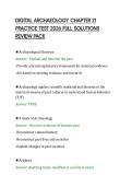 DIGITAL ARCHAEOLOGY CHAPTER 21&NewLine;PRACTICE TEST 2026 FULL SOLUTIONS&NewLine;REVIEW PACK&NewLine;