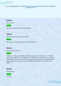 D 236 PATHOPHYSIOLOGY E UPDATED ACTUAL EXAM QUESTIONS CORRECT ANSWERS GRADED A