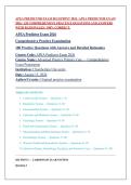 APEA Predictor Exam Blueprint 2026 &vert; APEA Predictor Exam 2026 &vert; 120 Comprehensive Practice Questions and Answers with Rationales &vert; 100&percnt; Correct&period;