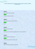 D 236 PRE ASSESSMENT EXAM REVIEW SOLVED QUESTIONS COMPLETE ANSWERS GRADED A