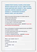 CANNON TRUST SCHOOL II EXAM &lpar;LATEST&rpar; MOST &NewLine;RECENT EXAM 2027&vert;2027 ACTUAL COMPLETE REAL &NewLine;EXAM QUESTIONS AND CORRECTLY WELL DEFINED &NewLine;ANSWERS &lpar;VERIFIED ANSWERS&rpar; ALREADY               &NewLine;GRADED A&plus; &vert; GUARANTEED SUCEESS&excl;&excl;                 &NewLine;NEWEST EXAM &vert; JUST R