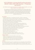 NUSC 3P20 Ethics in Nursing Final Exam Prep Document &vert;&NewLine;2026&sol;2027 Edition &vert; 200 Verified Questions - 179 Questions&NewLine;with Answers&NewLine;