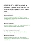 DISCOVERING THE LIFE SPAN BY JOHN W&NewLine;SANTROCK CHAPTER 1 TO 10 PRACTICE TEST&NewLine;2026 FULL SOLUTIONS STUDY GUIDE REVIEW&NewLine;PACK&NewLine;