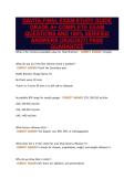 DAVITA FINAL EXAM STUDY GUIDE&NewLine;GRADE A&plus; COMPLETE EXAM&NewLine;QUESTIONS AND 100&percnt; VERIFIED&NewLine;ANSWERS &lpar;2026&sol;2027&rpar; PASS&NewLine;GUARANTEE