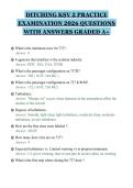 DITCHING KSV 2 PRACTICE&NewLine;EXAMINATION 2026 QUESTIONS&NewLine;WITH ANSWERS GRADED A&plus;&NewLine;
