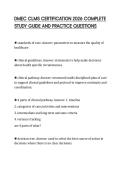 DMEC CLMS CERTIFICATION 2026 COMPLETE&NewLine;STUDY GUIDE AND PRACTICE QUESTIONS&NewLine;