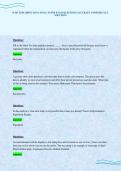 D 467 EXPLORING DATA FINAL PAPER EXAM QUESTIONS ACCURATE ANSWERS FULL