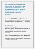 CGSC F100 EXAM &lpar;LATEST&rpar; MOST RECENT             &NewLine;EXAM 2027&vert;2027 ACTUAL COMPLETE REAL                      &NewLine;EXAM QUESTIONS AND CORRECTLY WELL               &NewLine;DEFINED ANSWERS &lpar;VERIFIED ANSWERS&rpar;               &NewLine;ALREADY GRADED A&plus; &vert; GUARANTEED               