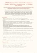 CWB Welding Inspector Level 3 Exam Prep Document &vert;&NewLine;2026&sol;2027 Edition &vert; 200 Verified Questions - 140 Questions&NewLine;with Answers