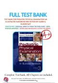 Test Bank for Pediatric Physical Examination&colon; An Illustrated Handbook&comma; 3rd Edition &vert; Karen G&period; Duderstadt &vert; Complete