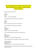 NIC Cosmetology Exam Questions with All Correct & 100&percnt; Verified Answers &vert;Actual Complete Update &vert;Already Graded A&plus;