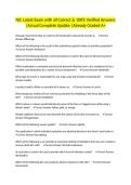 NIC Latest Exam with all Correct & 100&percnt; Verified Answers &vert;Actual Complete Update &vert;Already Graded A&plus;