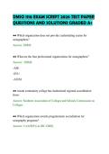 DMSO 1110 EXAM SCRIPT 2026 TEST PAPER&NewLine;QUESTIONS AND SOLUTIONS GRADED A&plus;