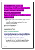 Florida Physician Allergy and&NewLine;Immunology Certification Examination&NewLine;Practice Questions & &lbrack;Verified&NewLine;Answers&rsqb;&comma; Plus Explained&NewLine;Rationales&vert;2026 Latest Update&vert; Instant&NewLine;Download PDF