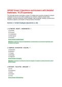 AFOQT Exam 2 Questions and Answers with Detailed Rationales&period; 70 &lpar;70 questions&rpar;
