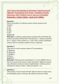 WGU D425 Introduction to Chemistry Final Proctored Objective Assessment &lpar;OA&rpar; Exam &vert; Complete Practice Questions with Verified Correct Answers & Detailed Rationales &vert; Latest Update - 2026&sol;2027 Edition