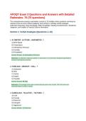 AFOQT Exam 3 Questions and Answers with Detailed Rationales&period; 70 &lpar;70 questions&rpar;&period;