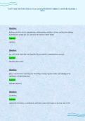 D 547 TASK ONE UPDATED ACTUAL EXAM QUESTIONS CORRECT ANSWERS GRADED A