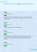 D 548 TASK ONE UPDATED ACTUAL EXAM QUESTIONS CORRECT ANSWERS GRADED A