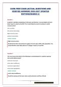  CCRN PREP EXAM &vert;ACTUAL QUESTIONS AND VERIFIED ANSWERS 2026-2027 UPDATED EDITION&vert;GRADED A&plus;