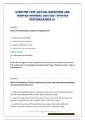 CCRN PRE TEST &vert;ACTUAL QUESTIONS AND VERIFIED ANSWERS 2026-2027 UPDATED EDITION&vert;GRADED A&plus;
