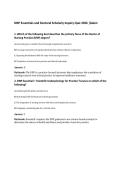 DNP Essentials and Doctoral Scholarly Inquiry Quiz 2026 &vert;Galen &NewLine;