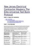 2026&sol;2027 S-Tier New Jersey Electrical Contractor Mastery&colon; Complete NEC  & NJ Law Test Bank &plus; Free Cheat Sheet 