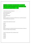 Barber Licensing Examination Practice Questions 1&ndash;100 with Answers and Rationales 2026&sol;2027