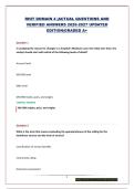 RHIT DOMAIN 4&vert;ACTUAL QUESTIONS AND VERIFIED ANSWERS 2026-2027 UPDATED EDITION&vert;GRADED A&plus;