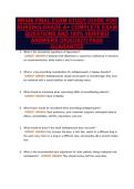 NR546 FINAL EXAM STUDY GUIDE FOR&NewLine;NURSING GRADE A&plus; COMPLETE EXAM&NewLine;QUESTIONS AND 100&percnt; VERIFIED&NewLine;ANSWERS &lpar;2026&sol;2027&rpar; PASS&NewLine;GUARANTEENR546 FINAL EXAM STUDY GUIDE FOR&NewLine;NURSING GRADE A&plus; COMPLETE EXAM&NewLine;QUESTIONS AND 100&percnt; VERIFIED&NewLine;ANSWERS &lpar;2026&sol;2027&rpar; PASS&NewLine;GUAR