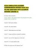 SCCJA CUMULATIVE ACADEMY&NewLine;COMPREHENSIVE REVIEW PACK 2026&NewLine;SOLVED QUESTIONS WITH ACCURATE&NewLine;ANSWERS GRADED A&plus;&NewLine;