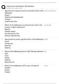 Horticulture Certification Test Review 6 &sol; Study Guide 2026 &sol; Score 100&percnt; &sol; Practice Test Bank & Sample Questions&NewLine;&NewLine;