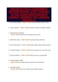 NUR 634 PHYSICAL ASSESSMENT&NewLine;MIDTERM REVIEW LATEST 2026&sol;2027&NewLine;ACTUAL EXAM QUESTIONS WITH&NewLine;CORRECT ANSWERS 100&percnt; VERIFIED&NewLine;GRADED A&plus;