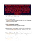 MIDTERM PRACTICE NUR634 ACTUAL&NewLine;EXAM ALL QUESTIONS AND WELL&NewLine;ELABORATED ANSWERS TOP RATED&NewLine;VERSION FOR ALREADY A&plus; GRADED&NewLine;HIGHLY RECOMMENDED &vert;NEW AND&NewLine;REVISED
