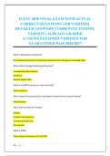 FLETC BOP FINAL EXAM WITH ACTUAL &NewLine;CORRECT QUESTIONS AND VERIFIED &NewLine;DETAILED ANSWERS&vert; CURRENTLY TESTING &NewLine;VERSION &vert; ALREADY GRADED &NewLine;A&plus;&vert;NEWEST&vert;EXPERT VERIFIED FOR &NewLine;GUARANTEED PASS 2026&sol;2027 