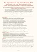 BIOS 255 Comprehensive Exam Anatomy Physiology III Lab&NewLine;Chamberlain Actual Exam Prep Document &vert; 2026&sol;2027&NewLine;Edition &vert; 200 Verified Questions - 170 Questions with Answers