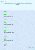 DATA DRIVEN DECISION MAKING ACTUAL EXAM TEST PAPER FULL QUESTIONS CORRECT