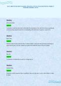 DATA DRIVEN DECISION MAKING UPDATED ACTUAL EXAM QUESTIONS CORRECT ANSWERS