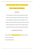 FLETC Final Exam&comma; FLETC&comma; Final Exam Study Guide&comma; Complete Exam Material