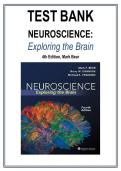 Test Bank for Neuroscience&colon; Exploring the Brain&comma; 4th Edition &vert; Mark F&period; Bear&comma; Barry W&period; Connors & Michael A&period; Paradiso &vert; Complete