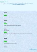 DATA MANAGEMENT FOUNDATIONS COMPREHENSIVE EXAM SCRIPT COMPLETE