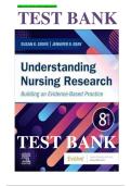 Test Bank for Understanding Nursing Research&colon; Building an Evidence-Based Practice 8th Edition by Susan K&period; Grove & Jennifer R&period; Gray &vert; Complete Chapters &vert; Latest Updated 2025&ndash;2026