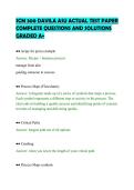 SCM 300 DAVILA ASU ACTUAL TEST PAPER&NewLine;COMPLETE QUESTIONS AND SOLUTIONS&NewLine;GRADED A&plus;&NewLine;