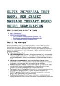 New Jersey Massage Therapy Board Rules & Law Exam Test Bank &lpar;N&period;J&period;A&period;C&period; 13&colon;37A&rpar; &vert; S-Tier High-Yield Questions&comma; Rationales & Key Axioms &lpar;2026&sol;2027&rpar;