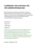 SCOREBUILDER &sol; PEAT EXAM MOCK TEST&NewLine;WITH ANSWER RATIONALES 2026&NewLine;