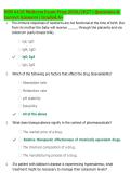 NUR 641E Midterm Exam Prep 2026&sol;2027 &vert; Questions & &NewLine;Correct Answers &vert; Graded A&plus;