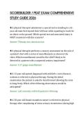 SCOREBUILDER &sol; PEAT EXAM COMPREHENSIVE&NewLine;STUDY GUIDE 2026